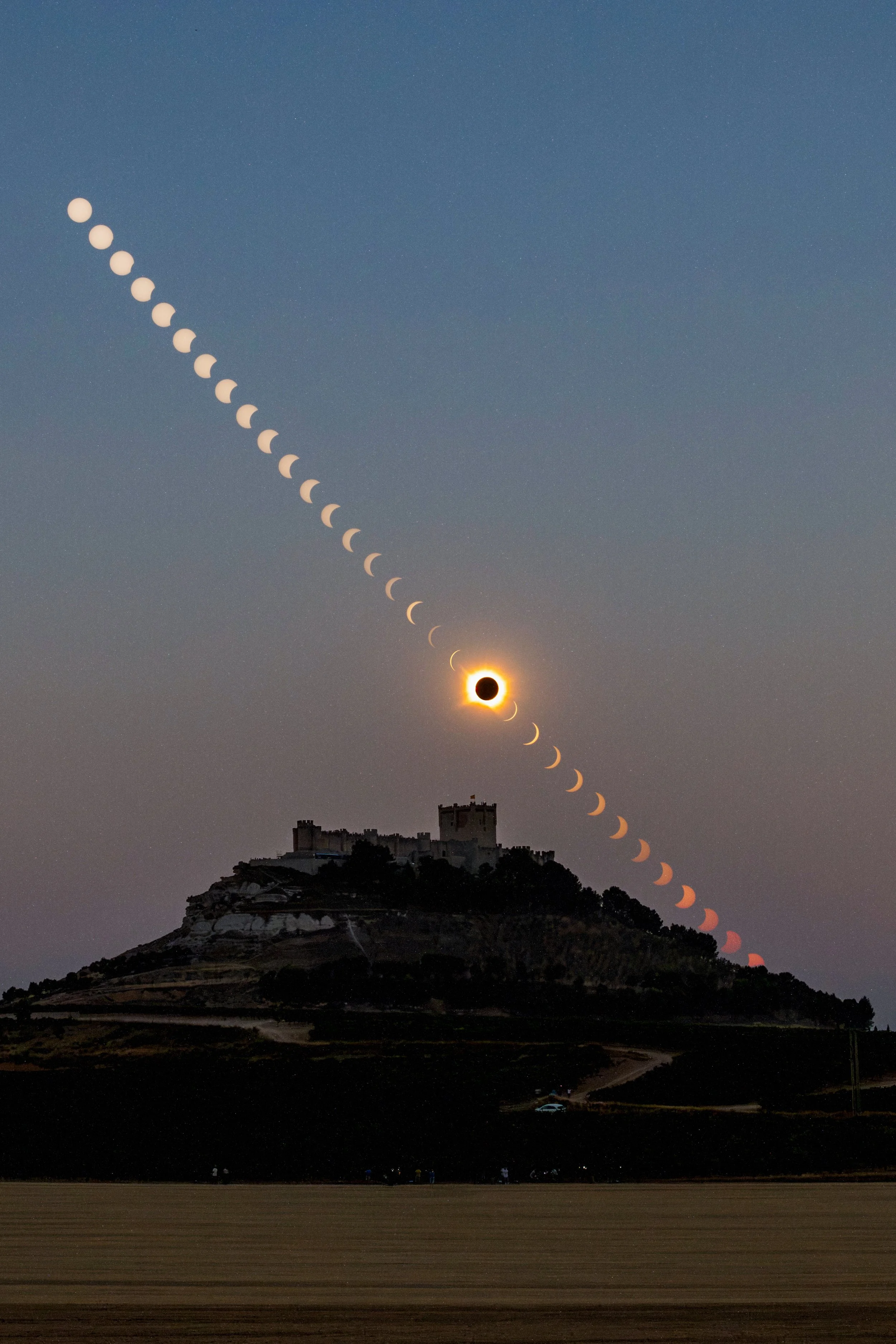 2026 The Moon's Path Across the Sun Vertical