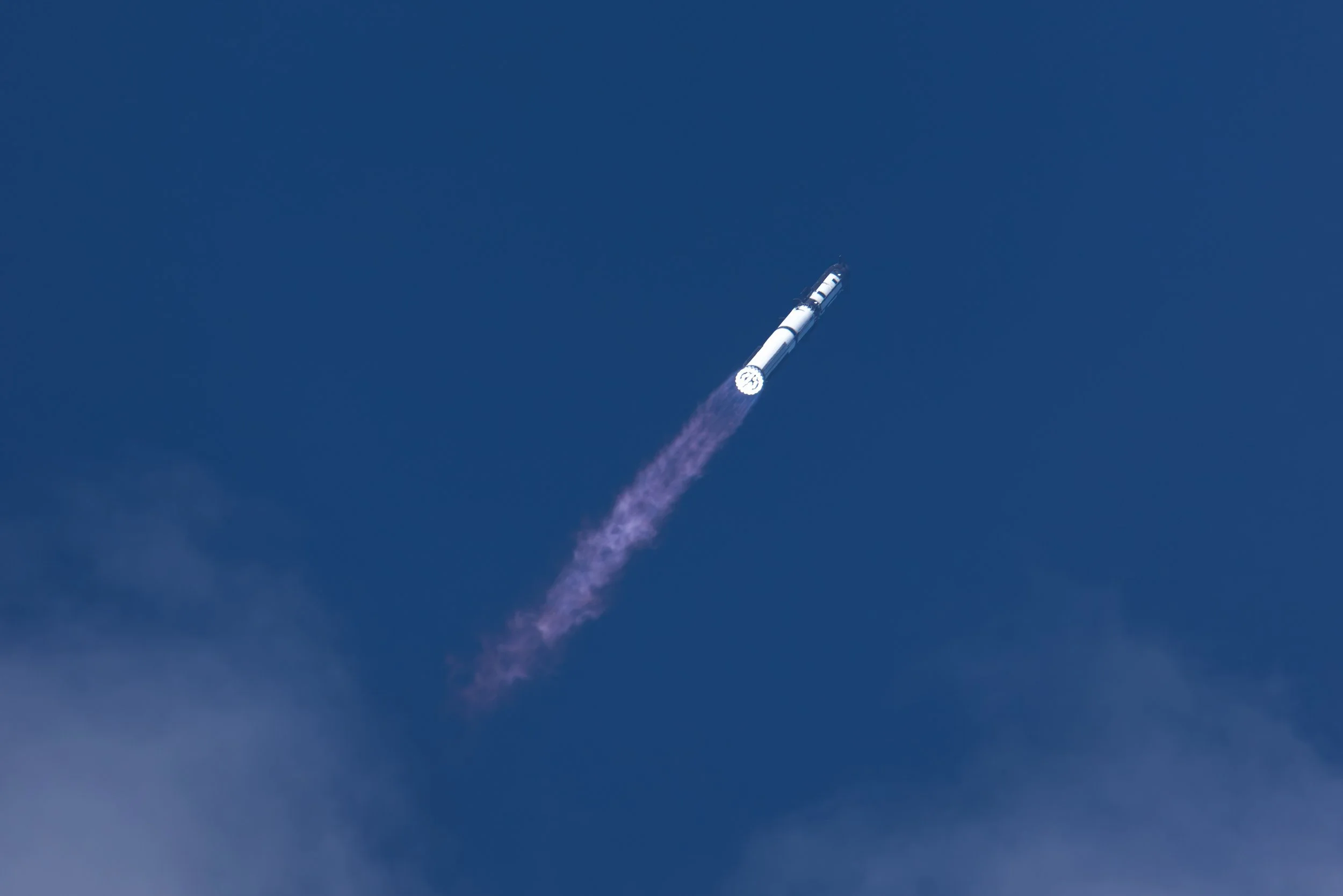 Starship Flight 12 - In Flight Horizontal