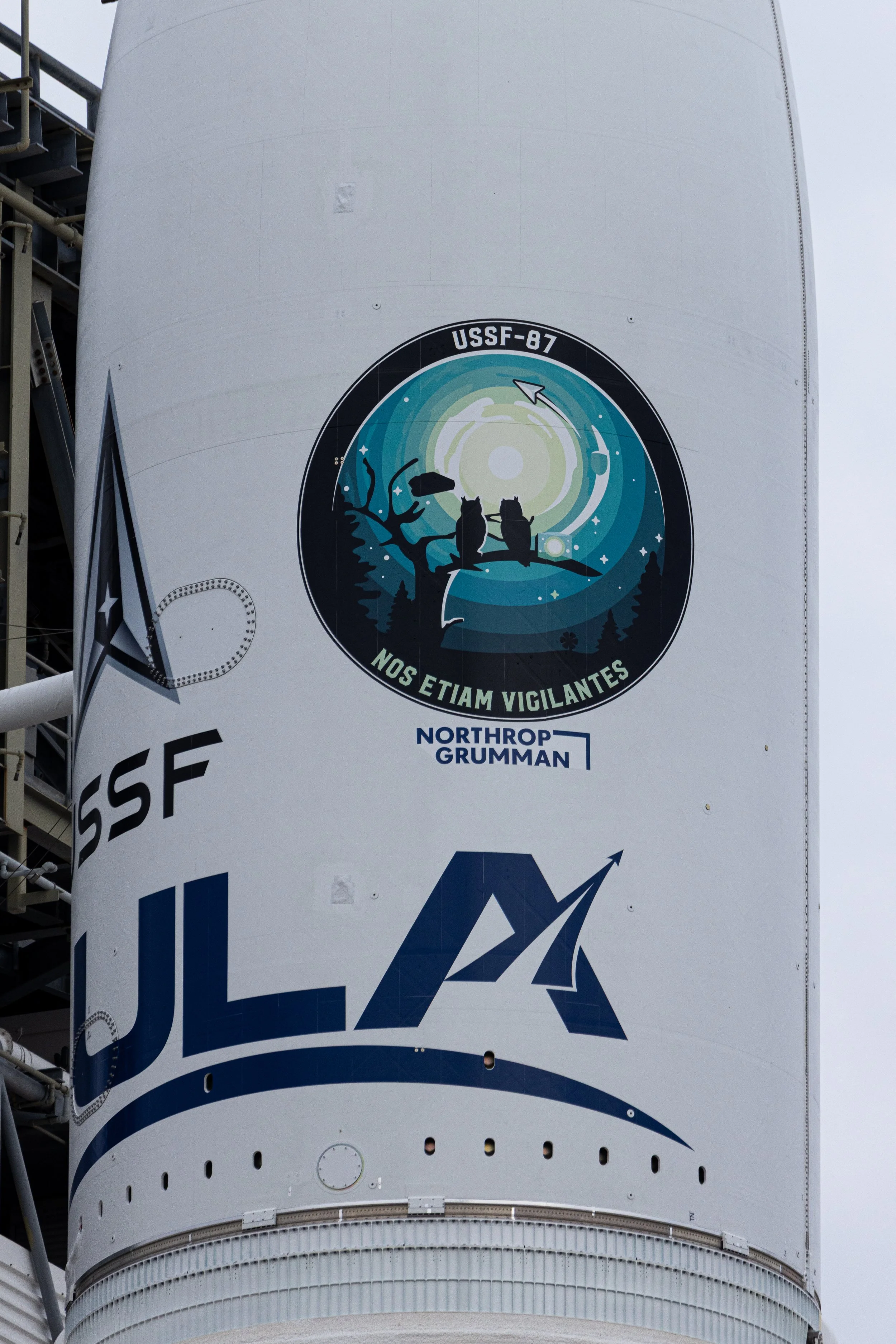 USSF-87 Pre-Launch Fairing Art