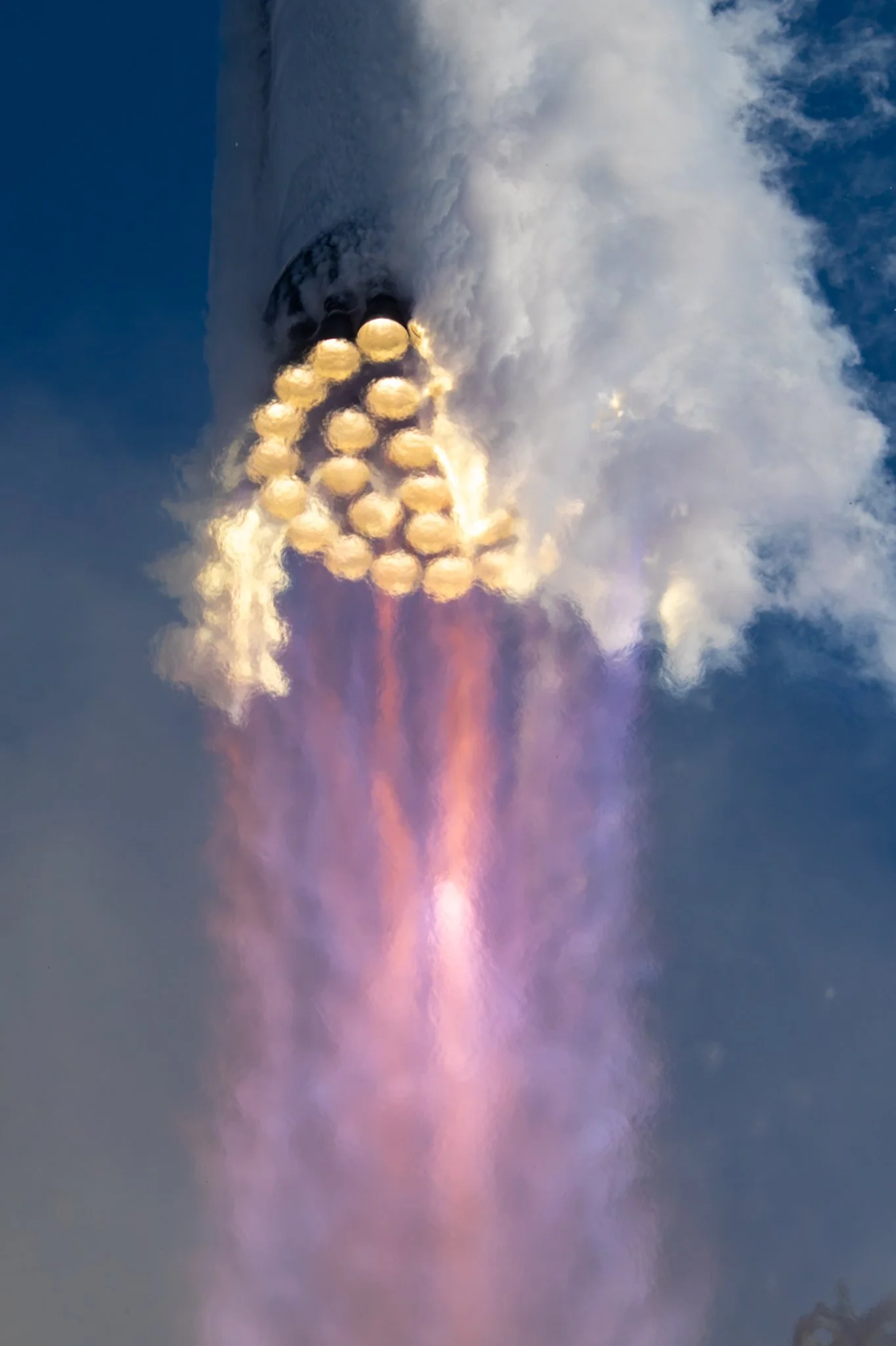 Starship Flight 12 - Raptor Heat Waves