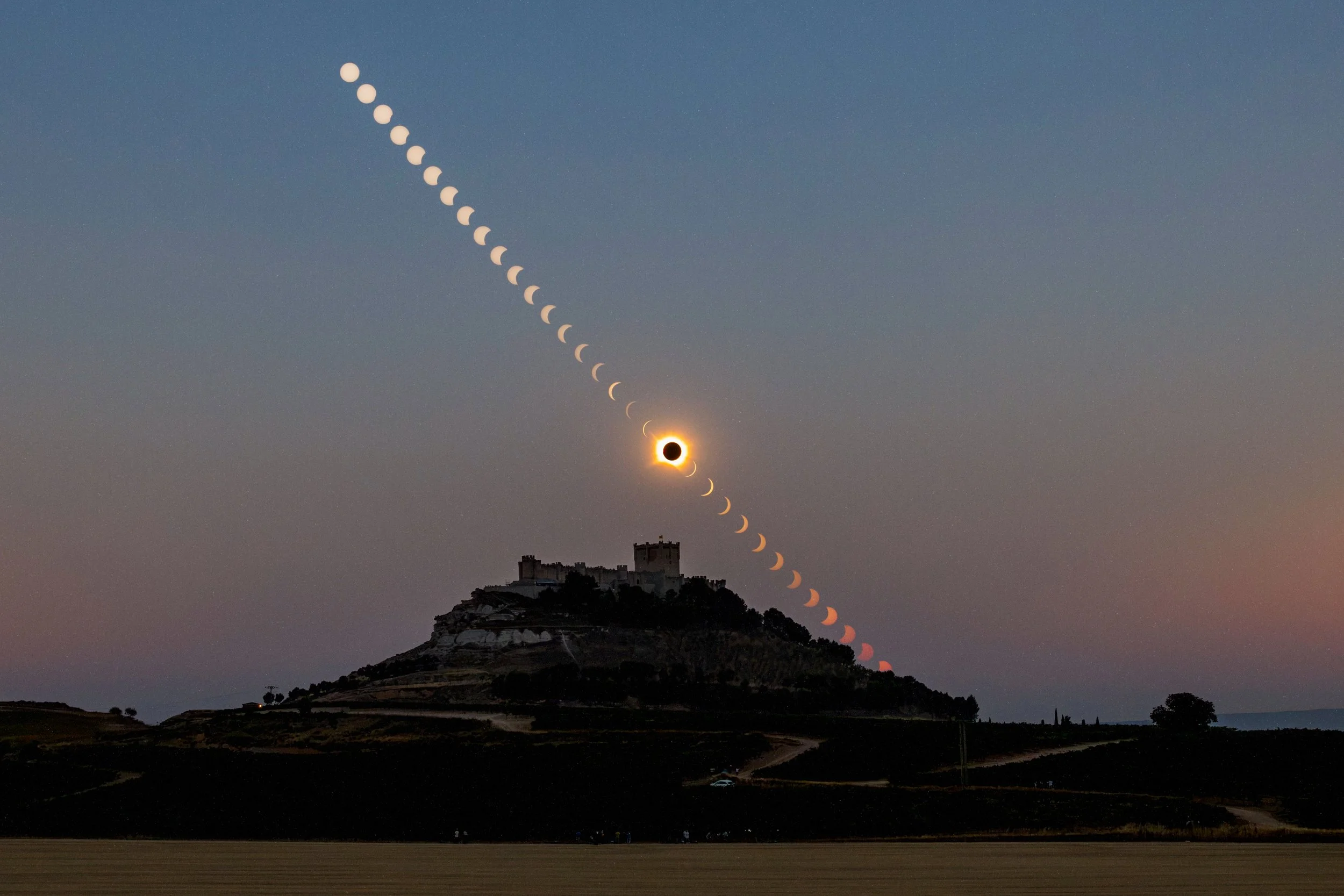 2026 The Moon's Path Across the Sun Horizontal