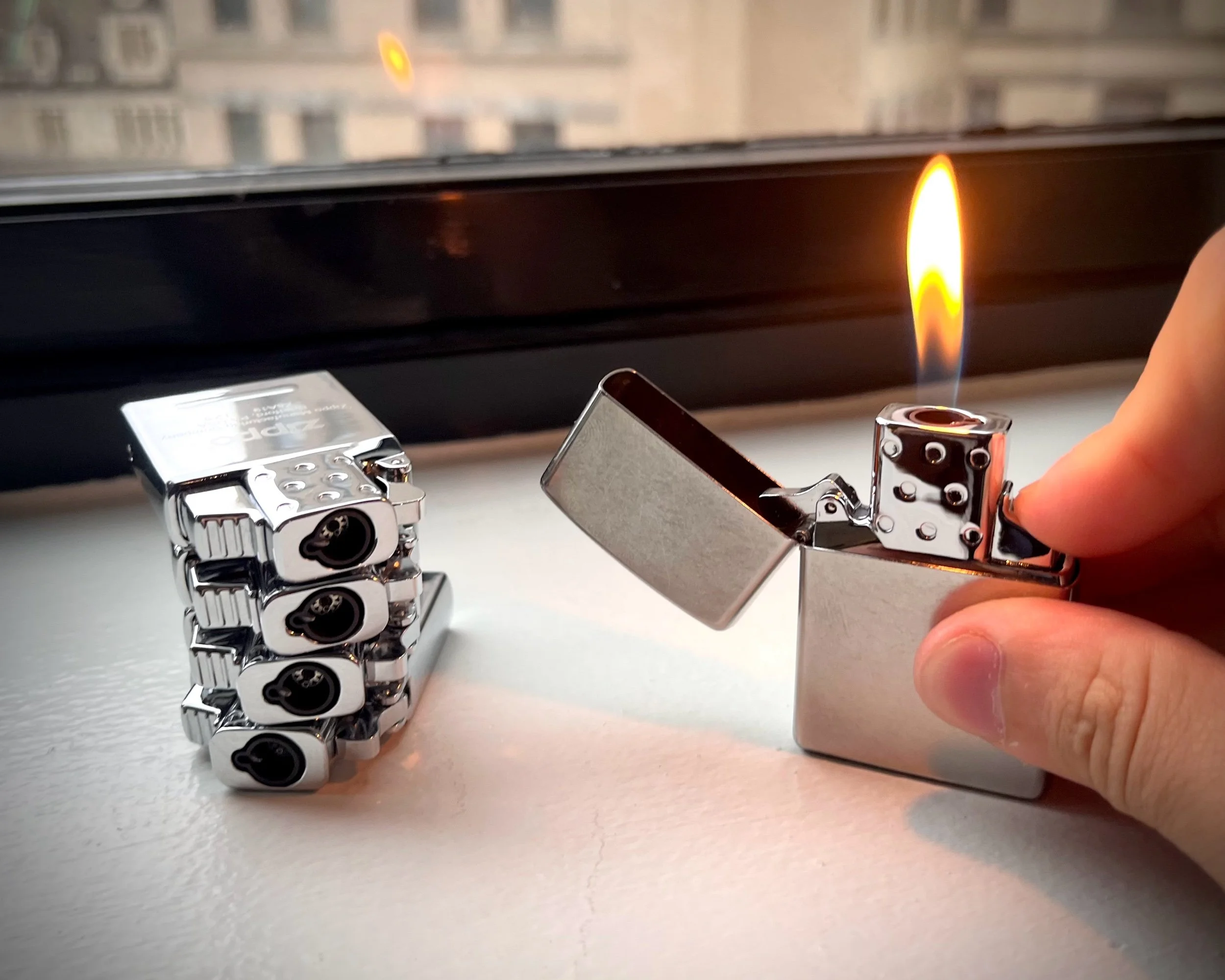 Single Flame Butane Insert (modified zippo)
