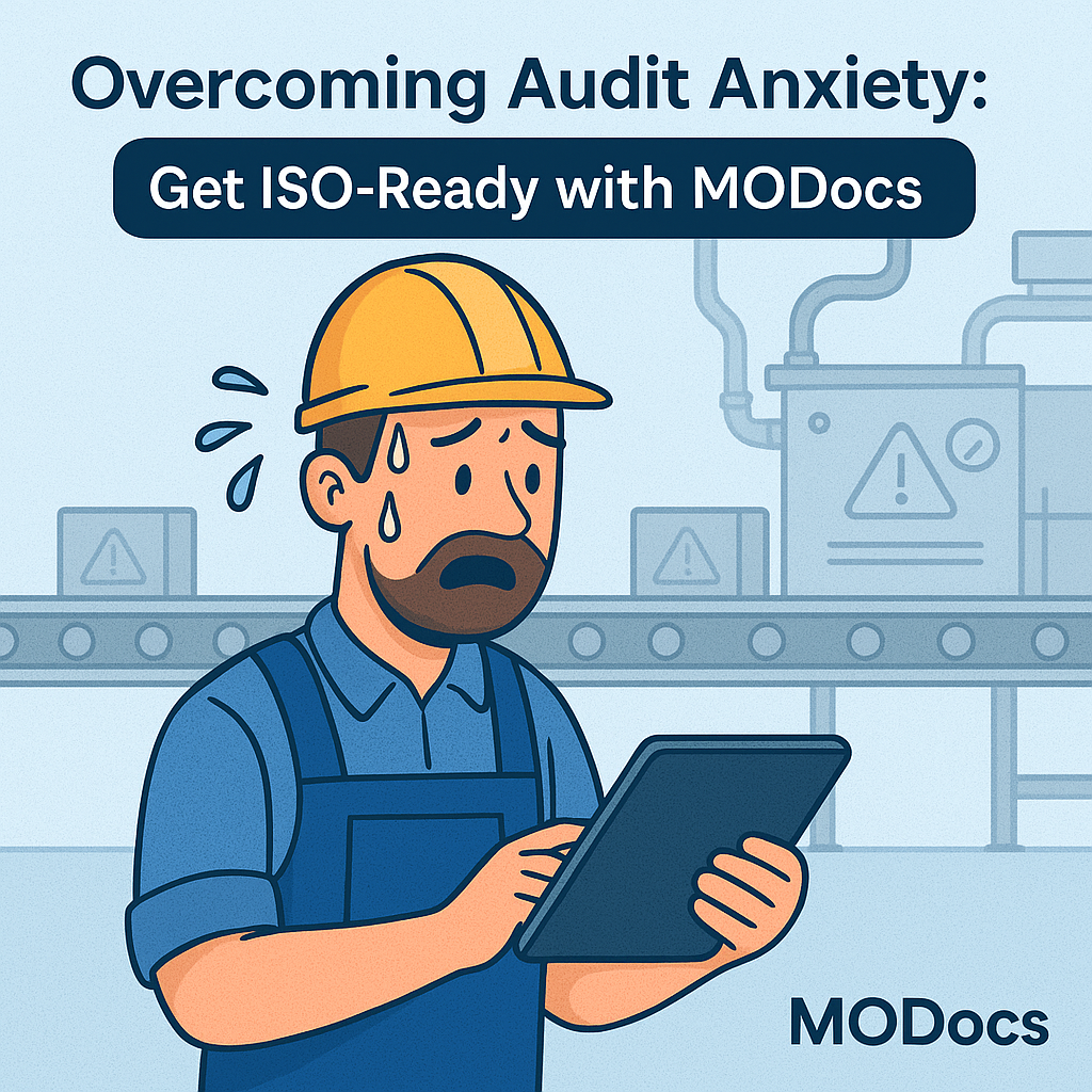 Overcoming Audit Anxiety: How MODocs Helps Manufacturers Prepare for ISO Certification