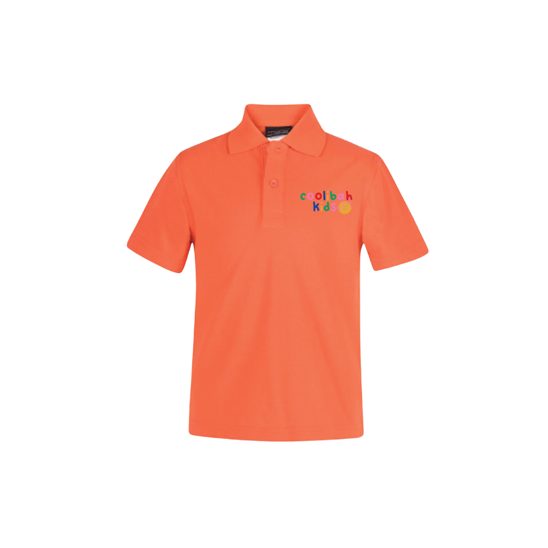 Coolibah Kids Polo Shirt - Orange