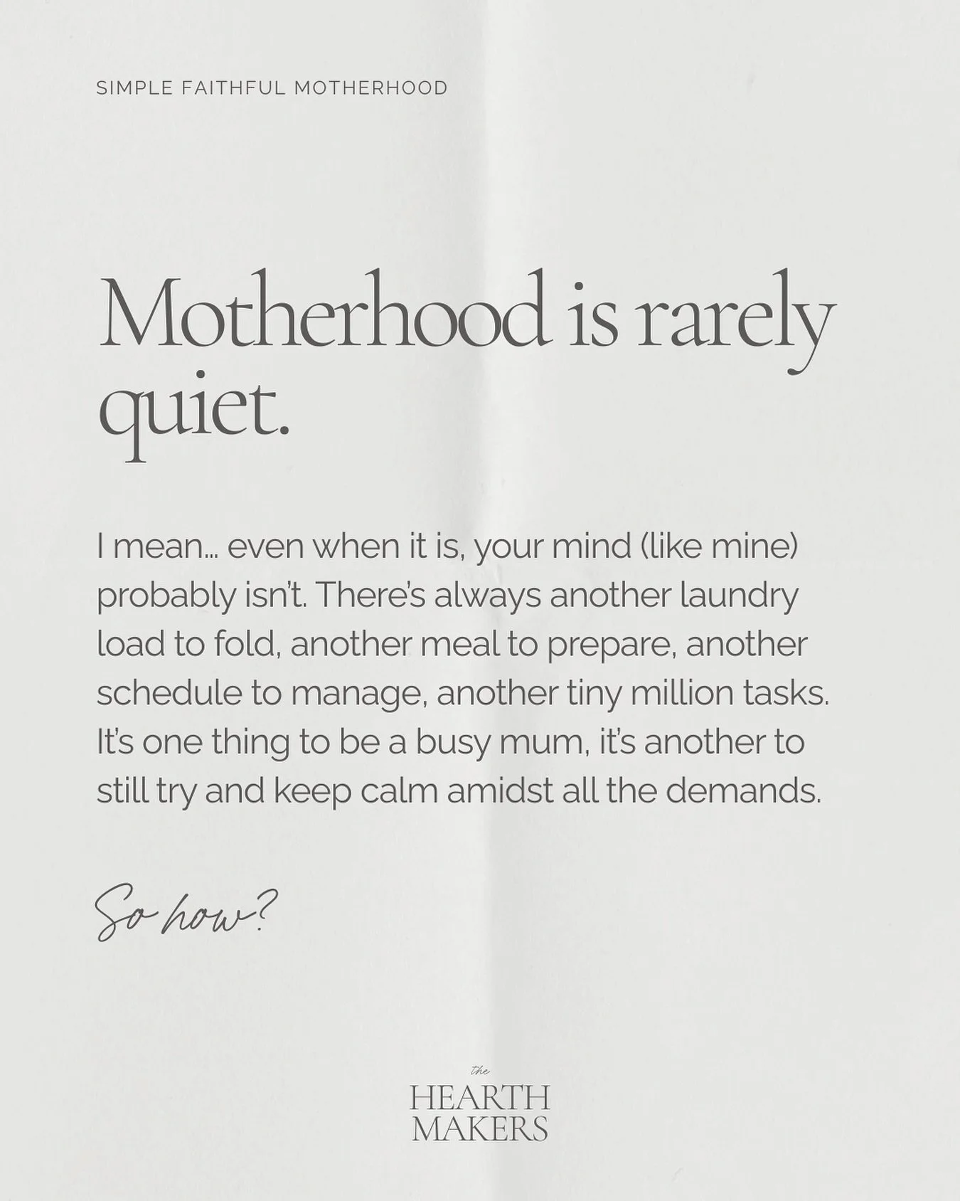 I&rsquo;m a firm believer that the demands of busy city life don&rsquo;t have to steal our calm as mums who juggle multiple responsibilities while still wanting to be fully family-first.

And by &ldquo;calm&rdquo; I&rsquo;m not talking about some mys