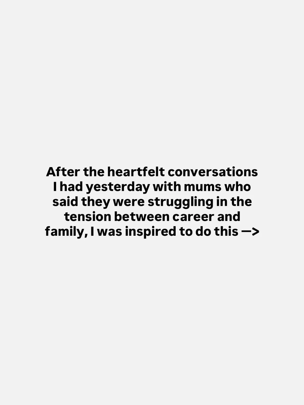 Yesterday&rsquo;s Instagram story sticker taps led to some heartfelt conversations about the struggles a modern mama faces, specifically with the idea that one has to choose between her family or her career. 

I felt inspired to offer some of my pers
