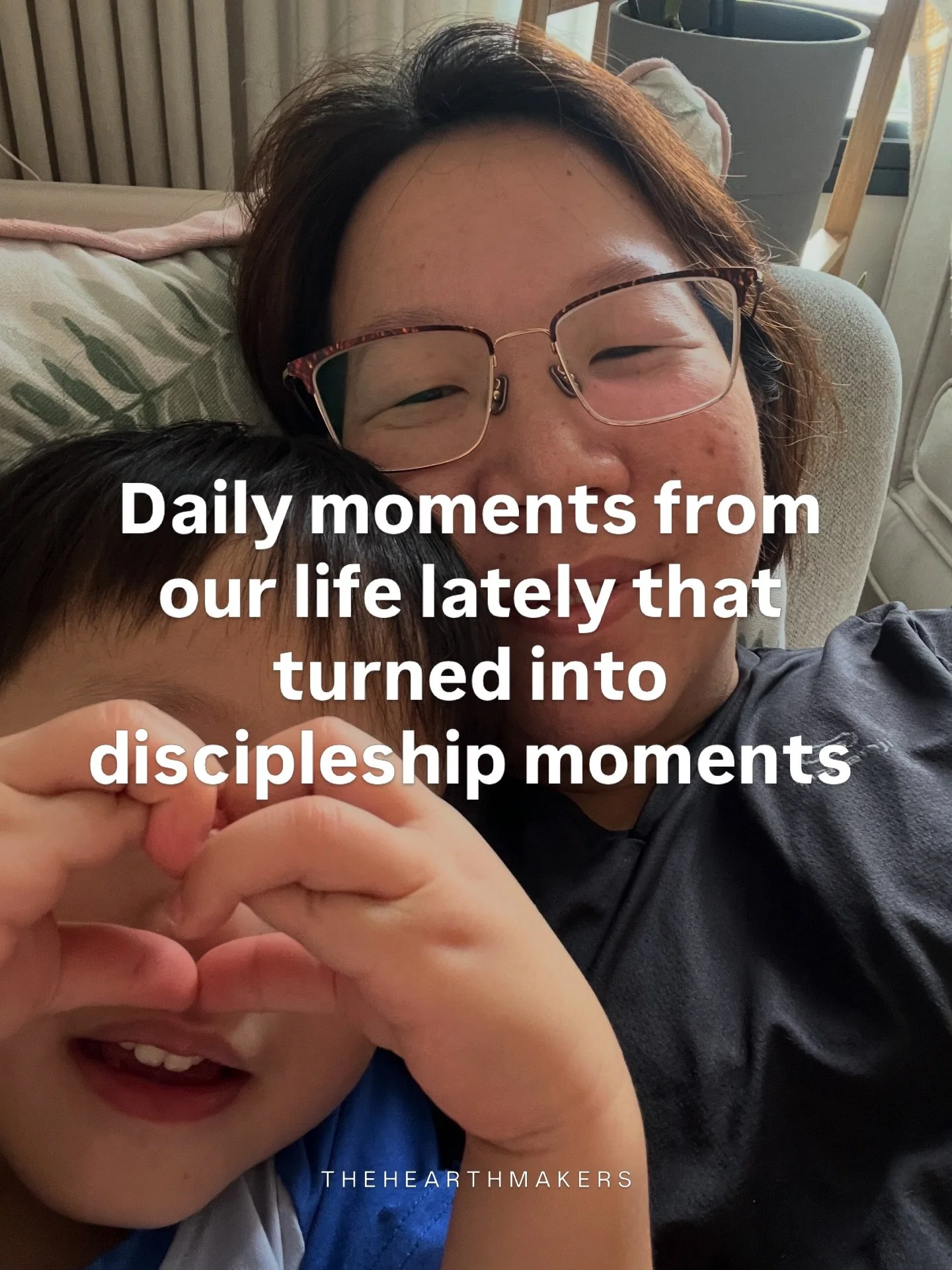 Even in the most ordinary of daily life&rsquo;s moments, and even the moments of our own weakness and failure, God can use us mums (and dads) to shepherd our little ones &mdash; if we learn to lean in to His heart, keep our ears open to His words, an