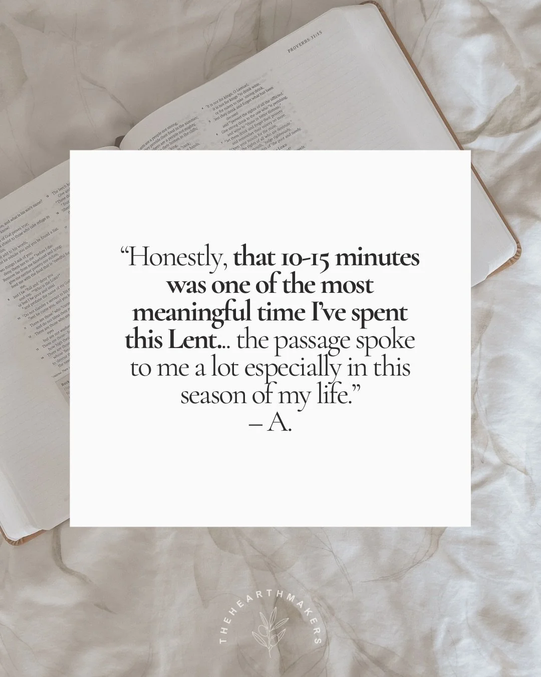 Over the past week since the release of the Easter Devotional, kind words have been pouring in from mums about how the Word of God has spoken to them in a timely way regarding various areas of their lives.

I am so grateful, and humbled, to have even