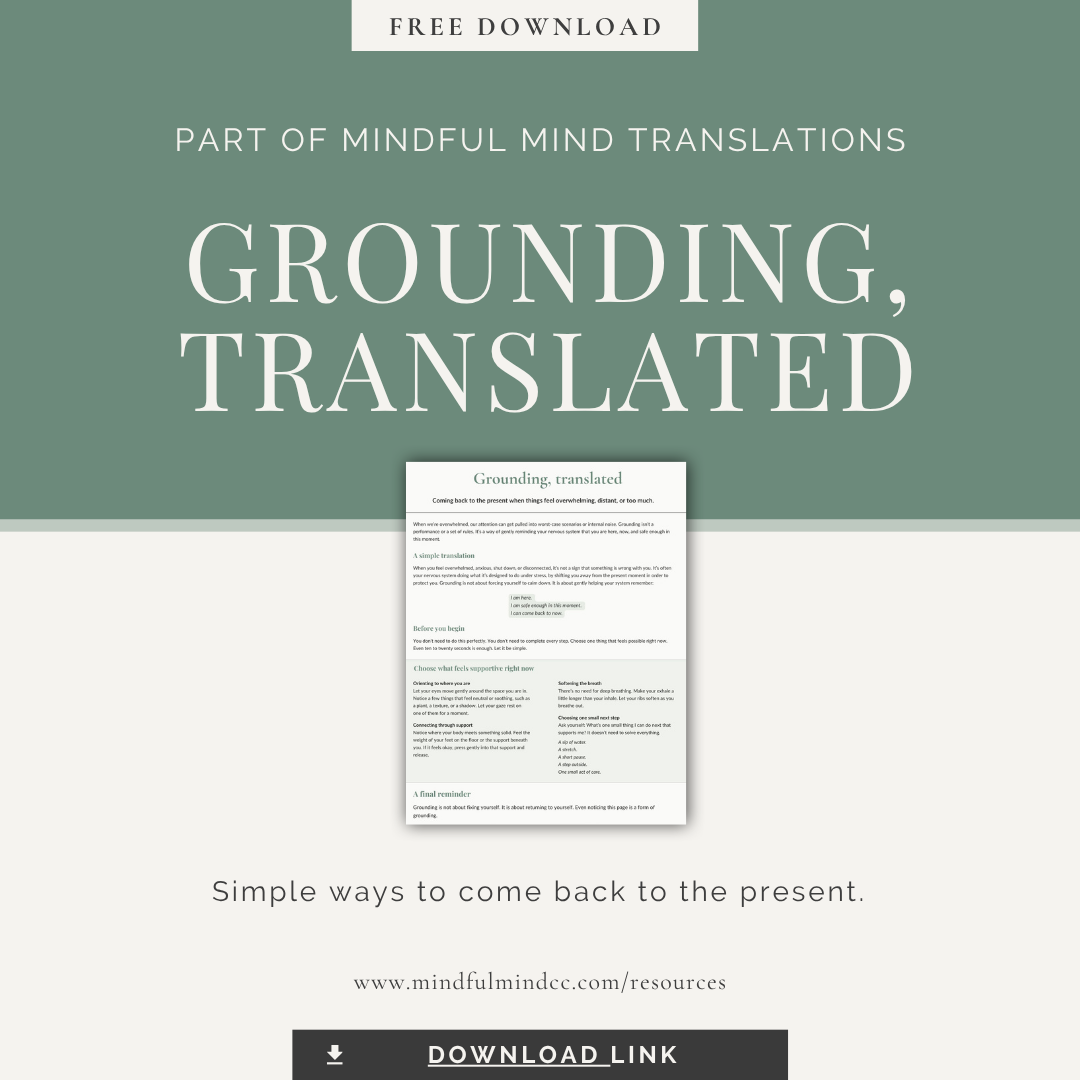Grounding, translated
