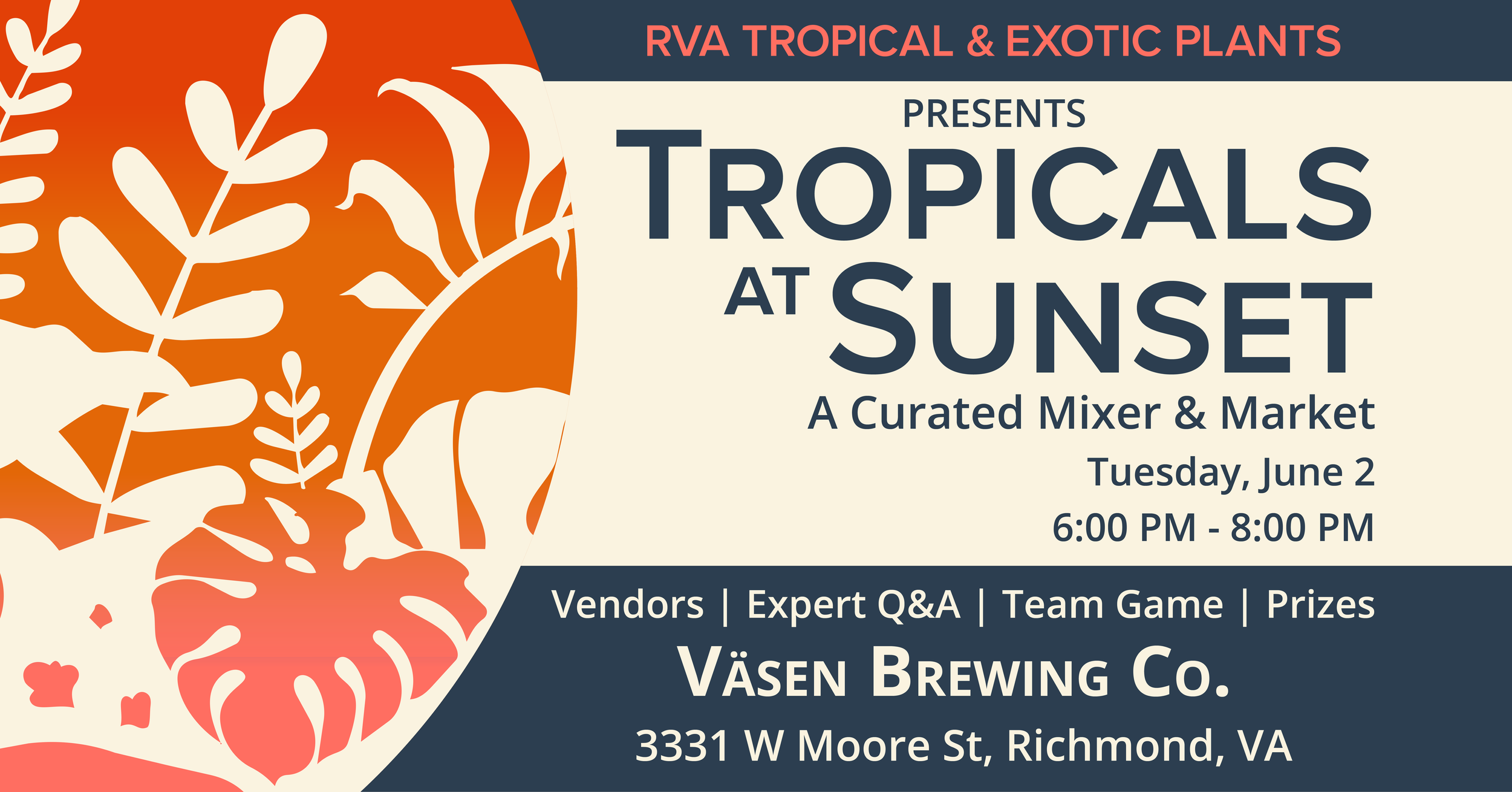 Tropicals at Sunset