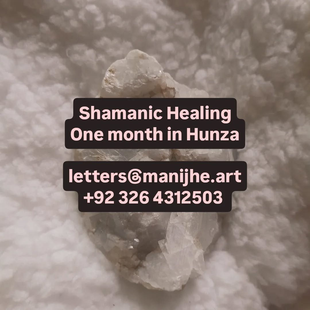 Spend one month in Hunza for a shamanic healing course. PM for price and details.
Includes accommodation, meals, private transport, nature tours and cultural experience. Flight deals available upon request. WhatsApp +92 326 4312503 for bookings. 🪶⭐️