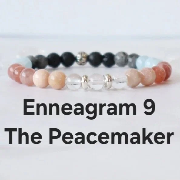 ENNEAGRAM 9 SUPPORT BRACELET:  The Peacemaker, Self-Development, Personal Growth, Courage, Balance