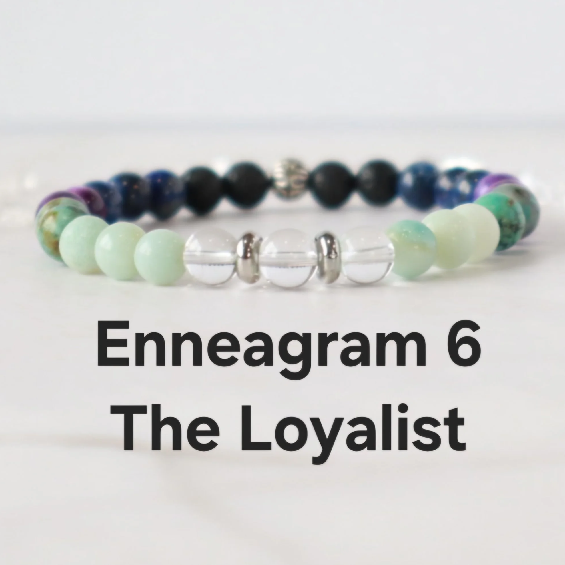 ENNEAGRAM 6 SUPPORT BRACELET: The Loyalist, Self-Development, Growth, Security