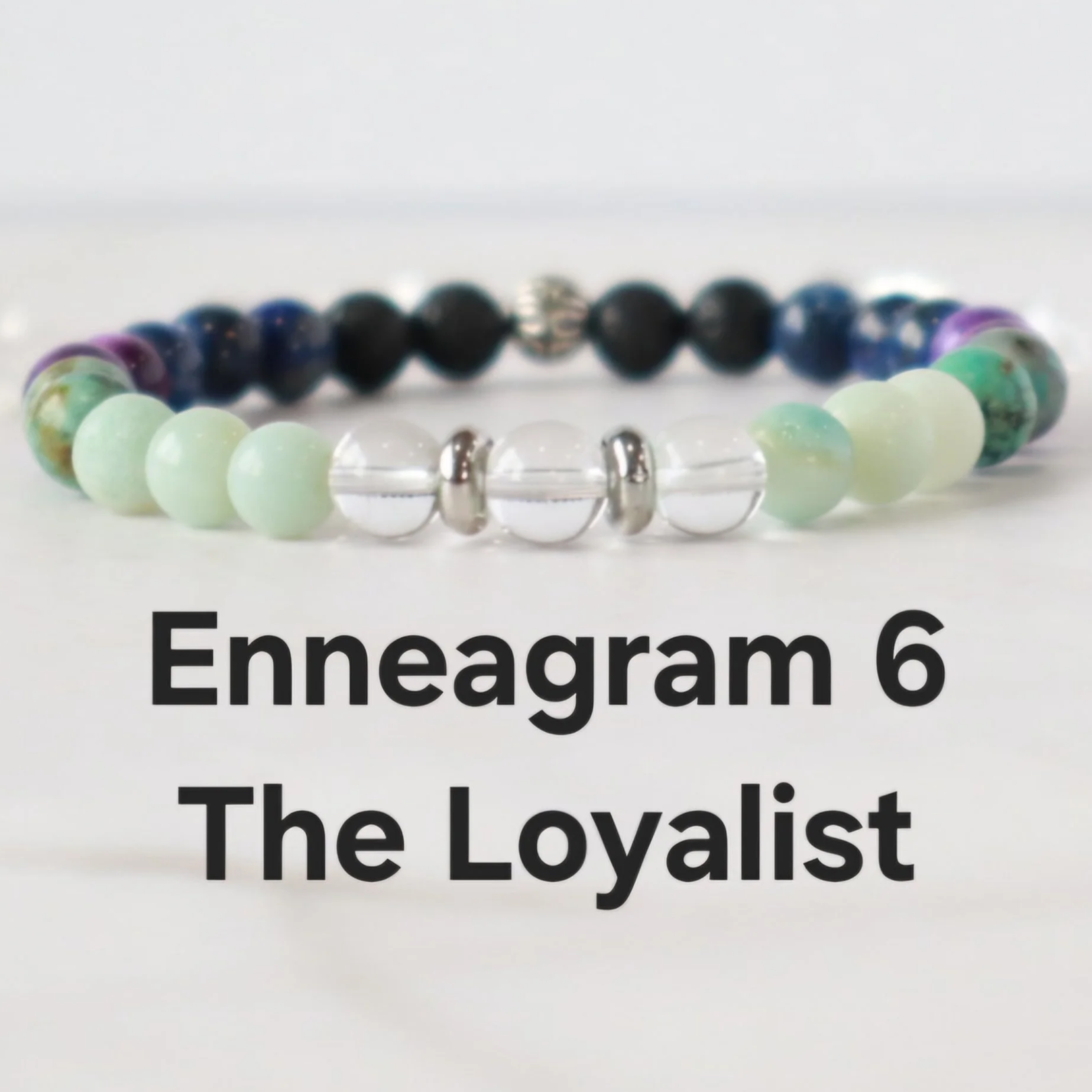 ENNEAGRAM 6 SUPPORT BRACELET: The Loyalist, Self-Development, Growth, Security
