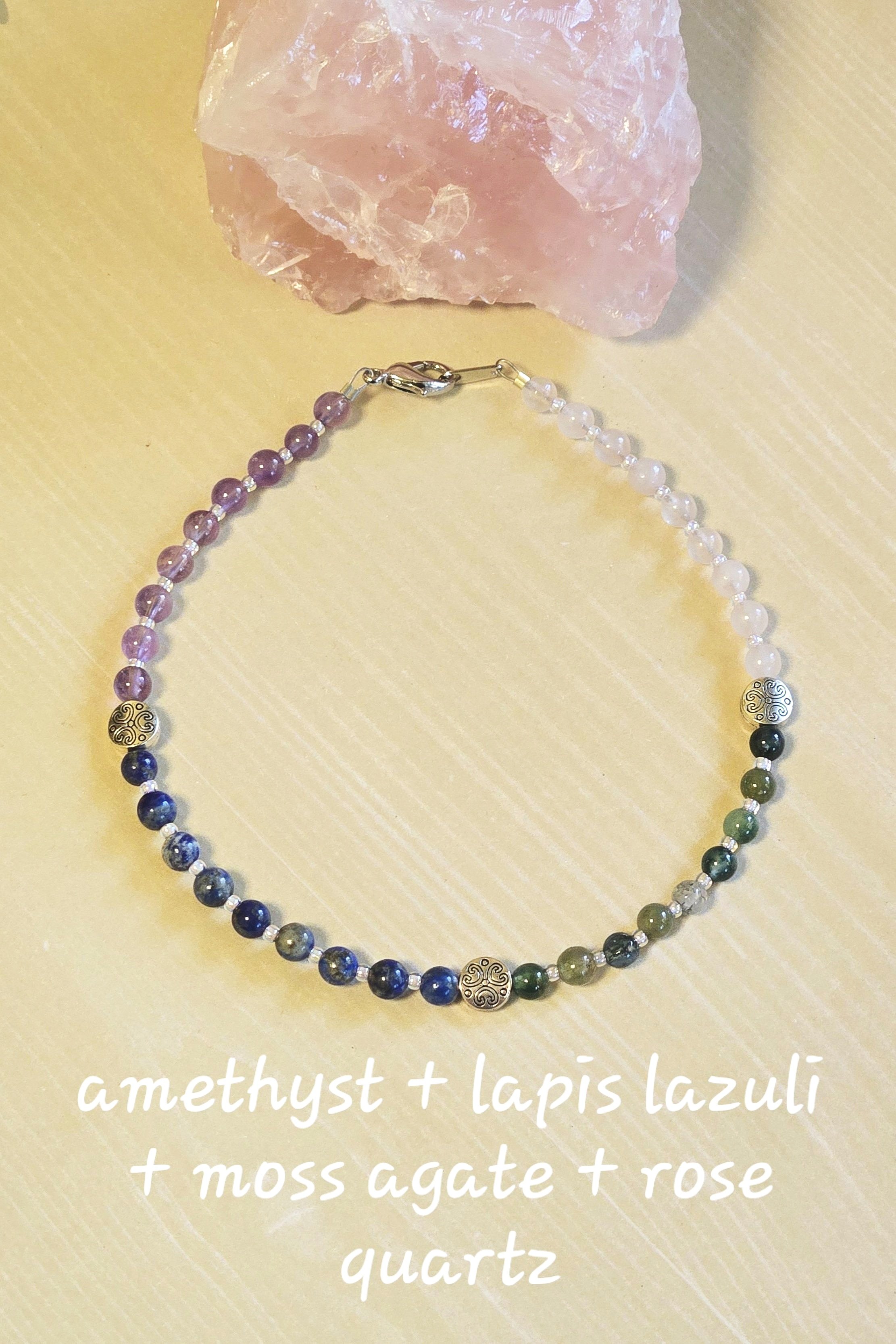 PEACEFUL BALANCE BEADED ANKLE BRACELET