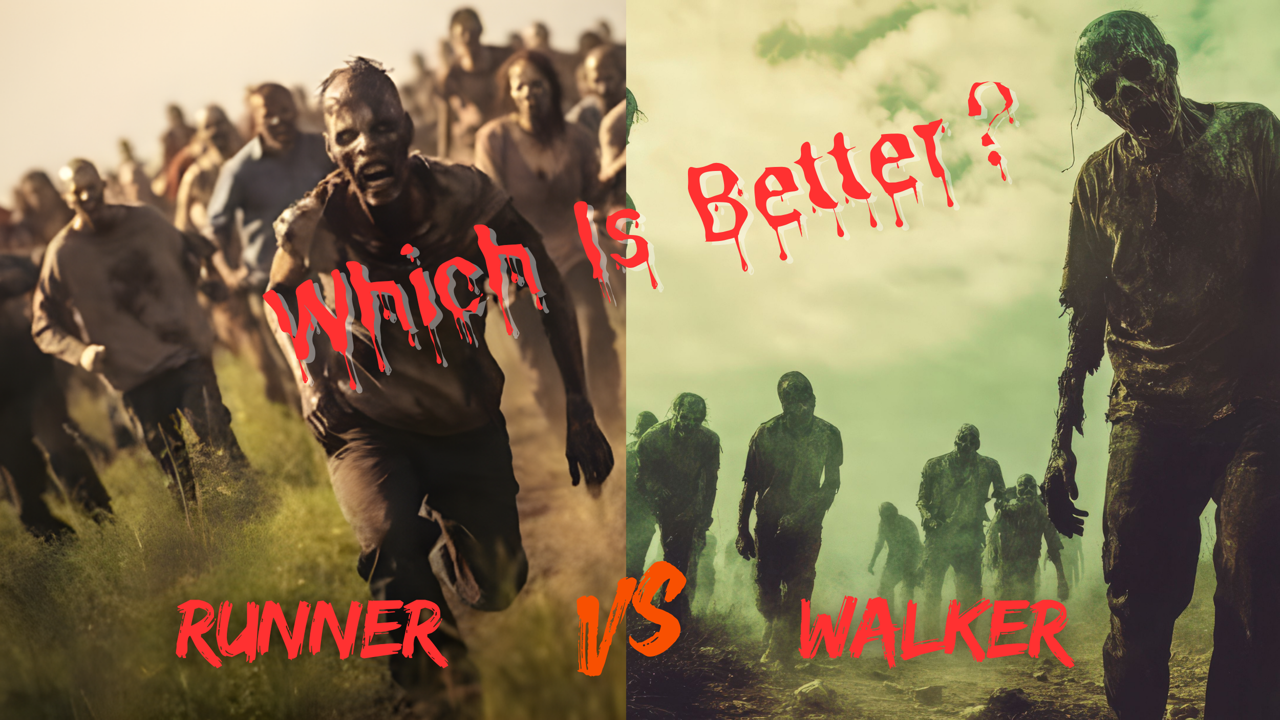 Running Vs Walking Zombies, Which Is Better?