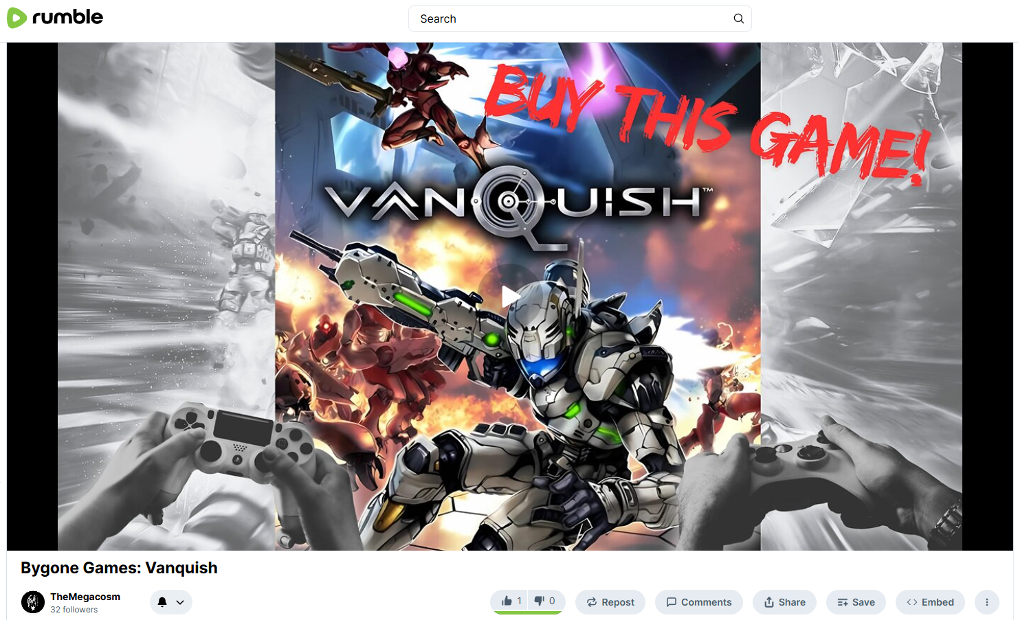 Bygone Games: Vanquish