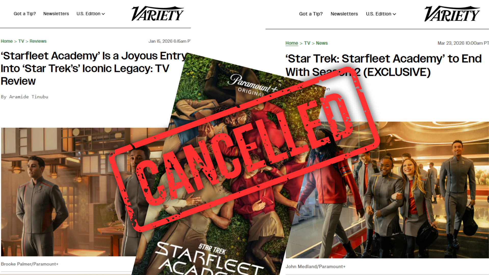 My Thoughts on Starfleet Academy's Cancelation