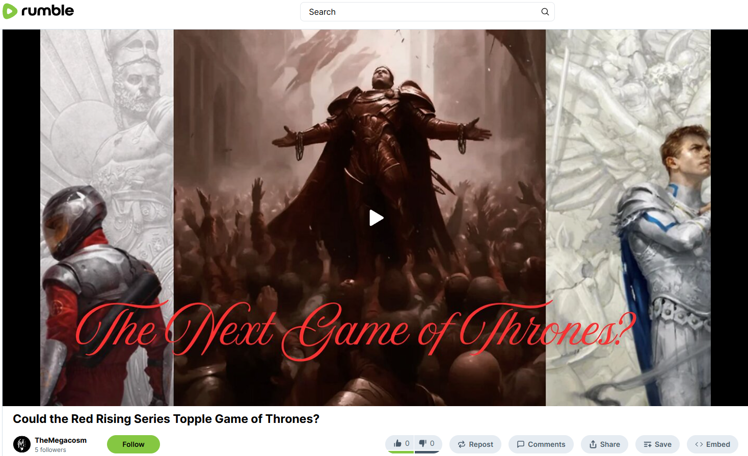 Could the Red Rising Series Topple Game of Thrones?