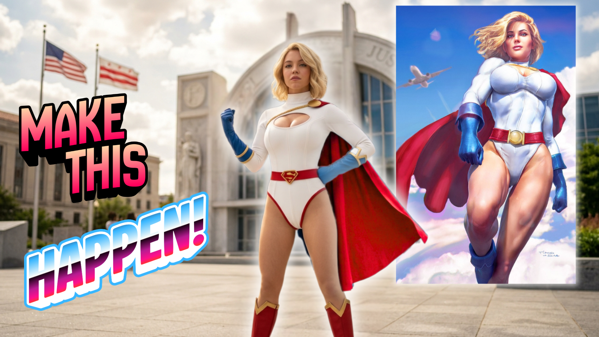 
Sydney Sweeney Needs to be Power Girl!