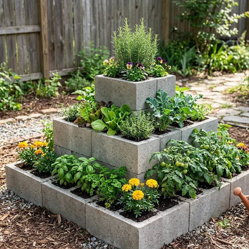 Cinder Block Garden Bed Ideas