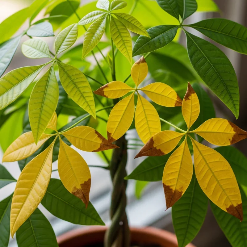 Money Tree Leaves Turning Yellow? Causes & Fixes