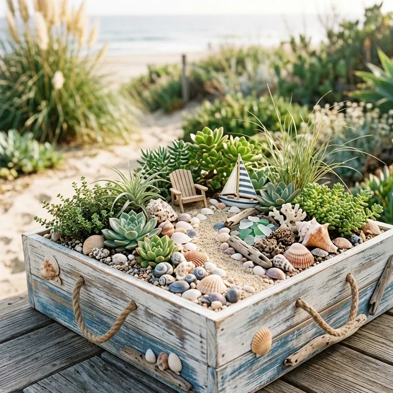 Seashell Garden Ideas