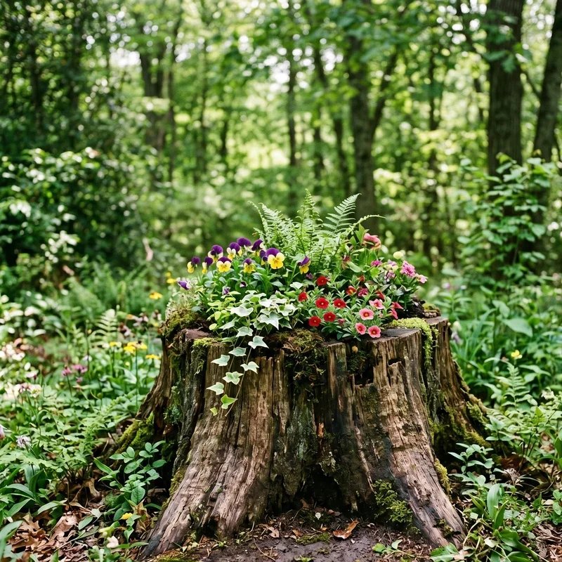 Old Tree Stump Ideas