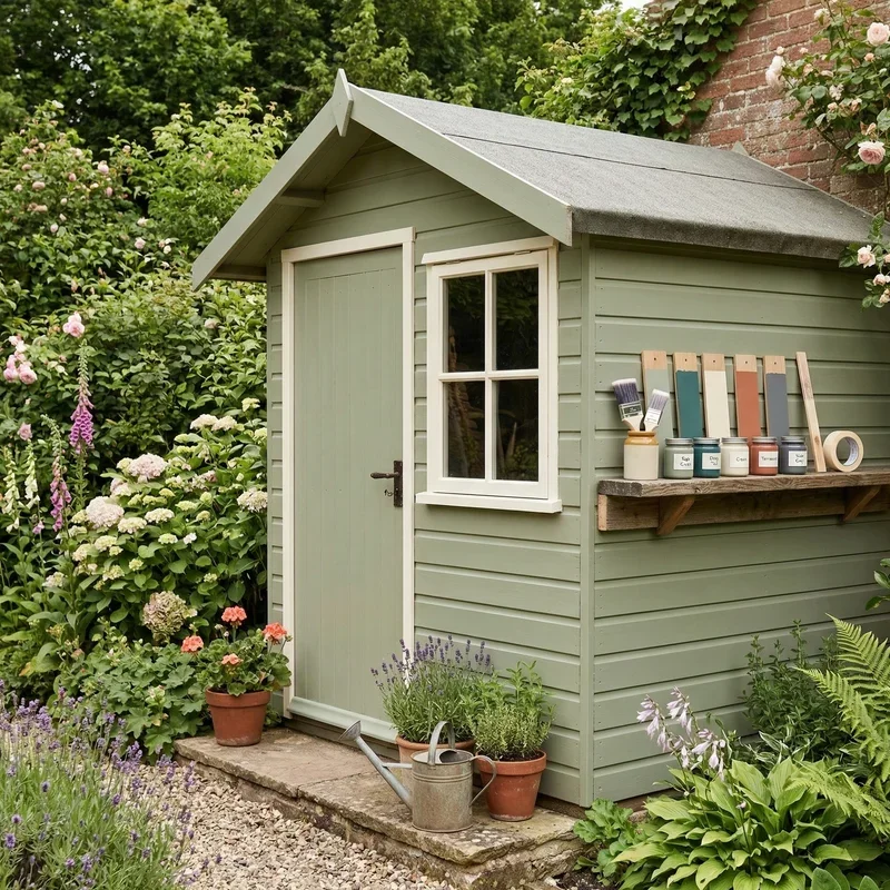 Garden Shed Paint Color Ideas