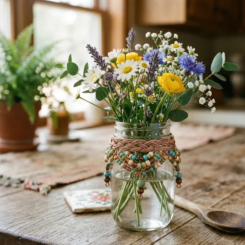Mason Jar Flower Vase Ideas