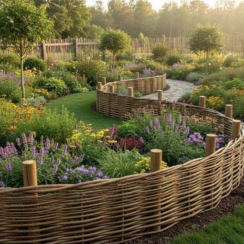 Wood Garden Edging Ideas