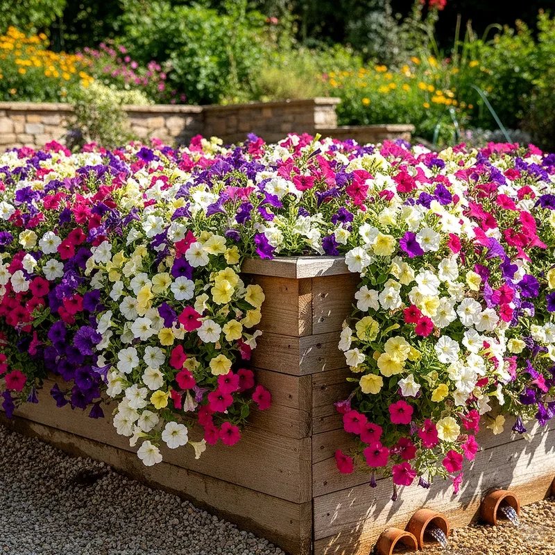 Petunia Flower Bed Ideas