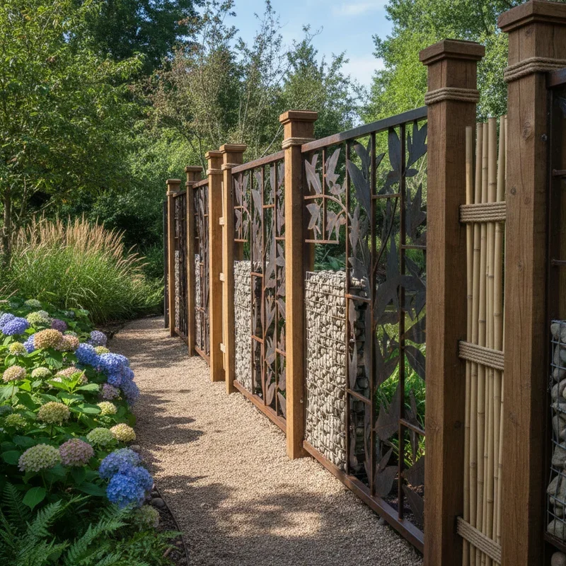 Metal Garden Fence Ideas