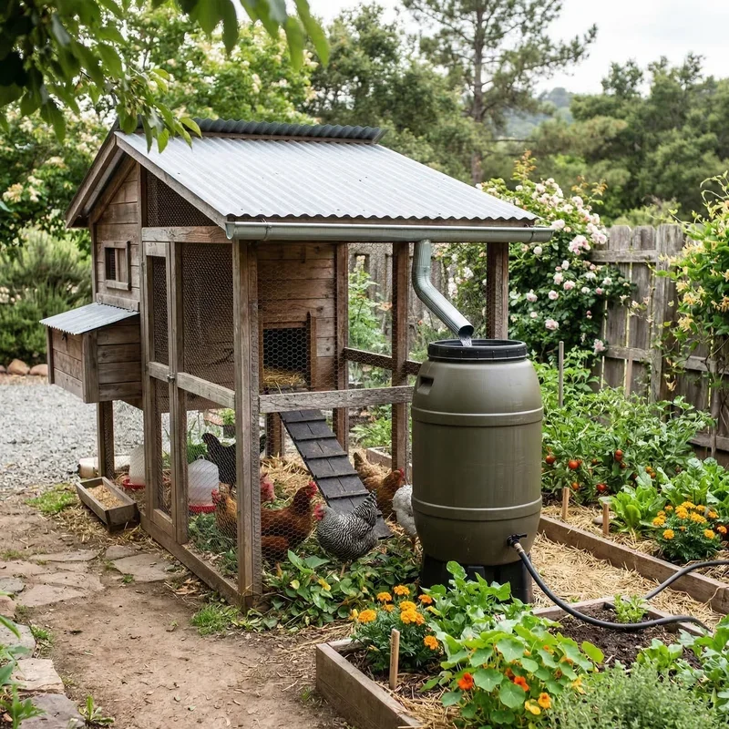 Chicken Coop Garden Ideas