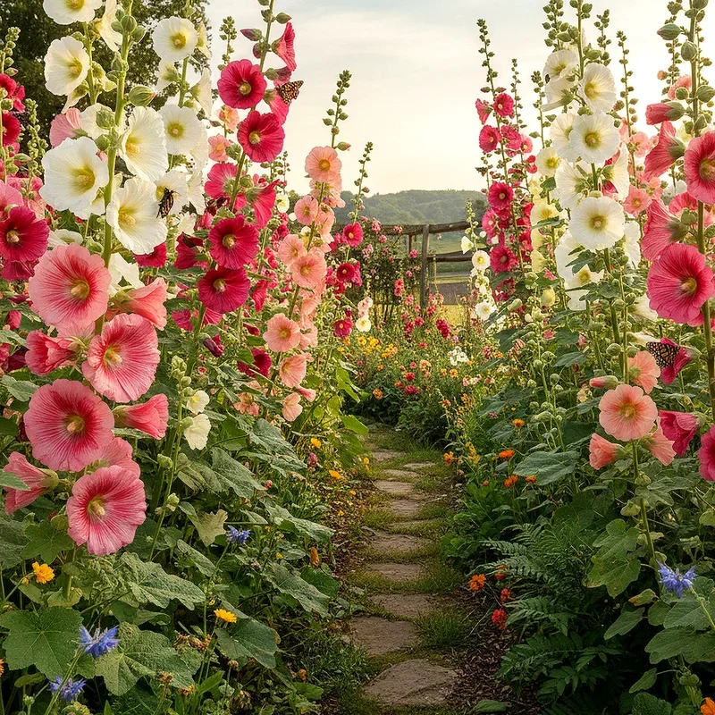 Hollyhock Garden Ideas