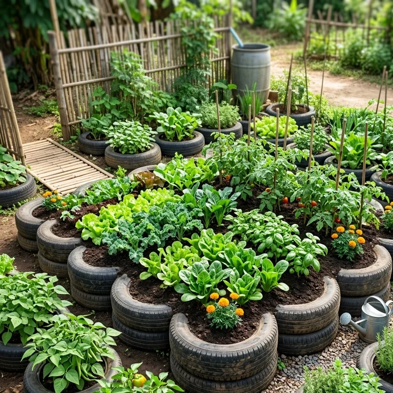 Tire Vegetable Garden Ideas
