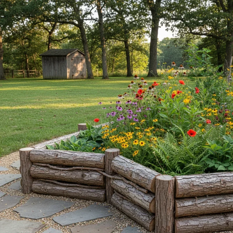 Wood Garden Edging Ideas