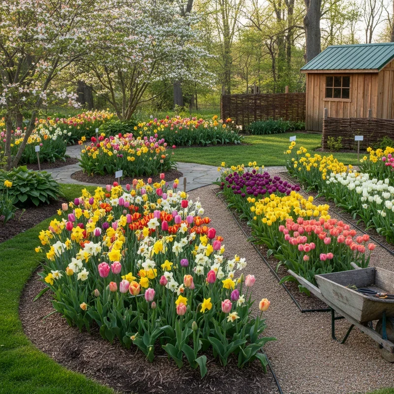 Tulip and Daffodil Garden Ideas