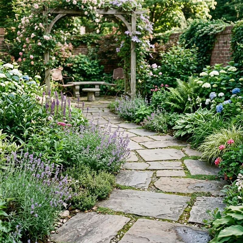 15 Flagstone Garden Ideas for Stylish Outdoor Pathways