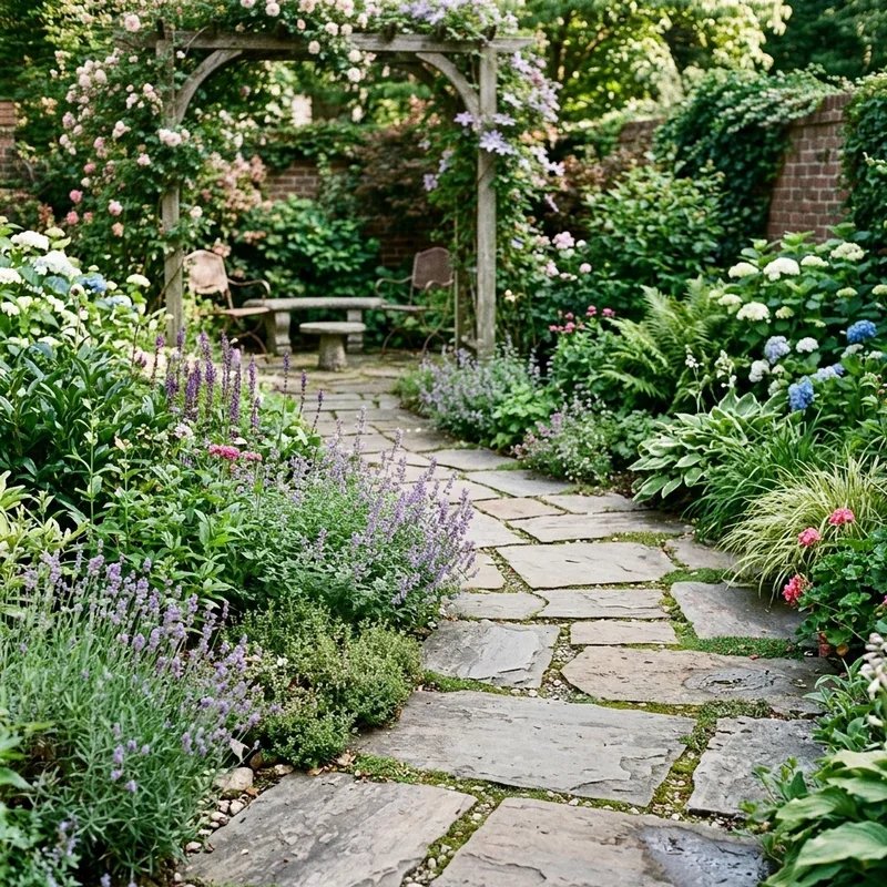 Flagstone Garden Ideas