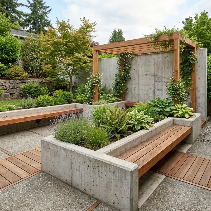 Concrete Garden Ideas