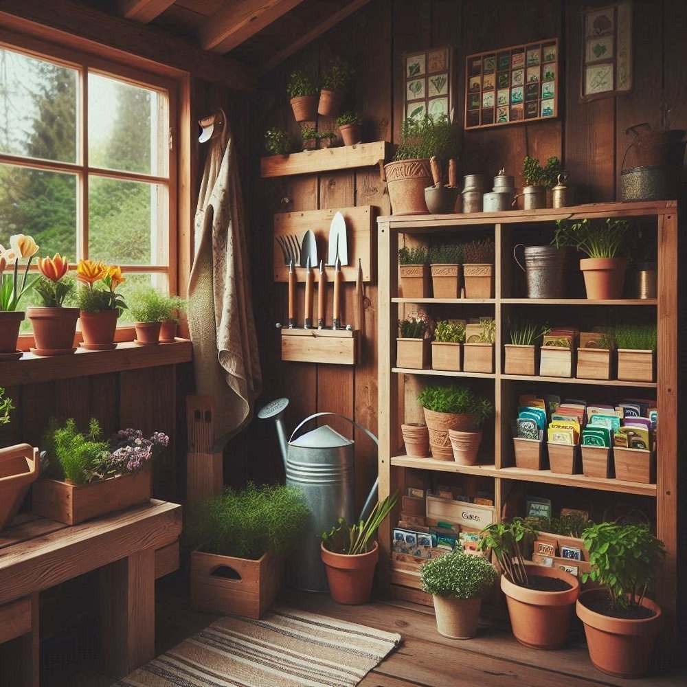 15 Functional Garden Shed Interior Ideas