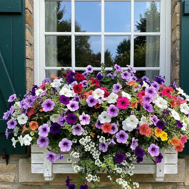 Petunia Flower Bed Ideas