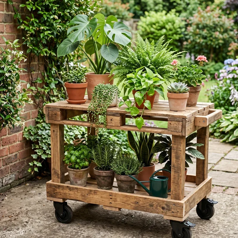 Pallet Plant Stand Ideas
