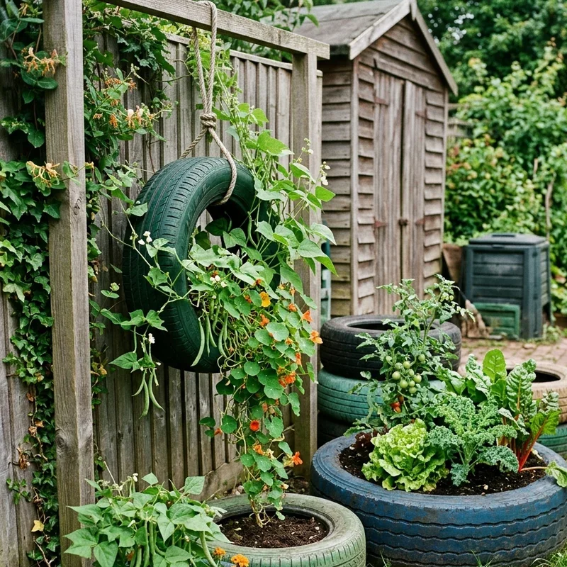 Tire Vegetable Garden Ideas