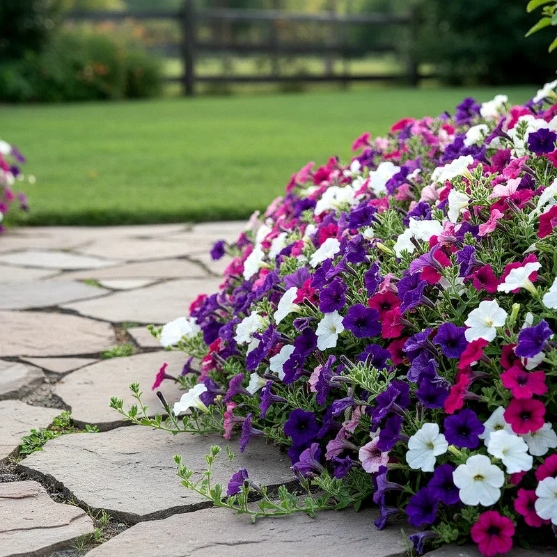Petunia Flower Bed Ideas