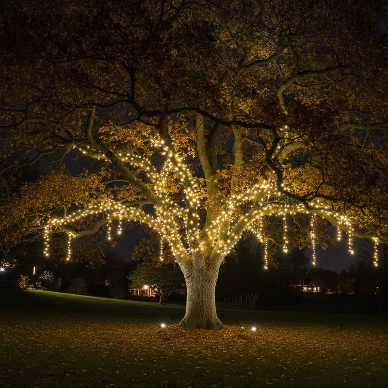 Outdoor Tree Lights Ideas
