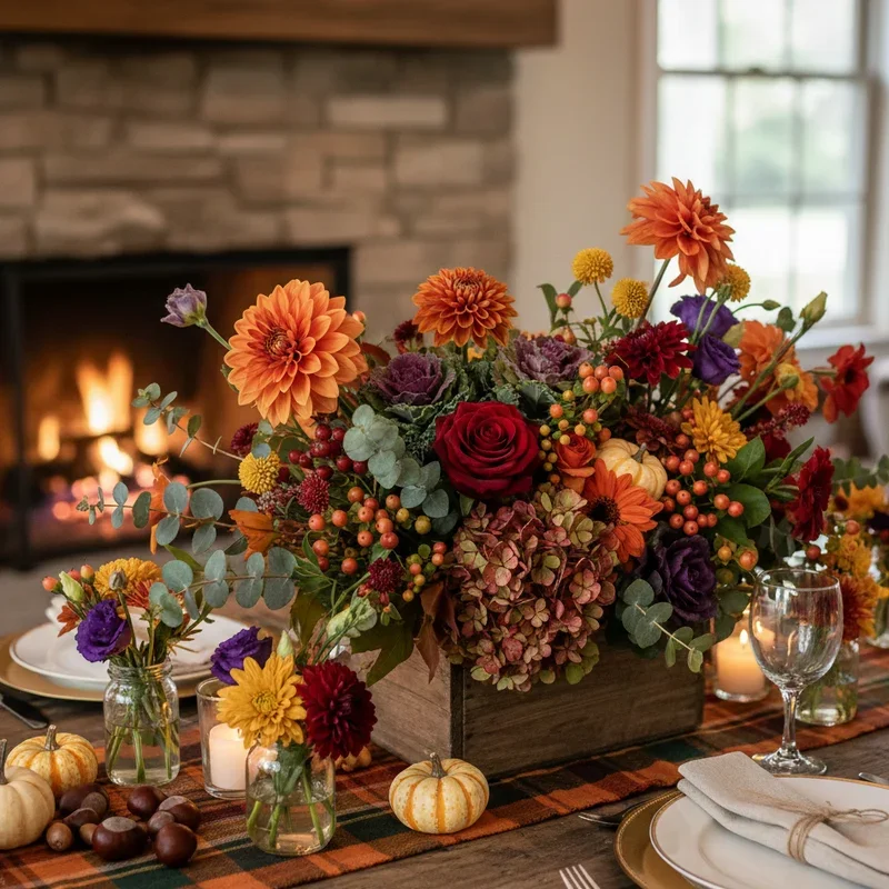 Fall Flower Arrangement Ideas
