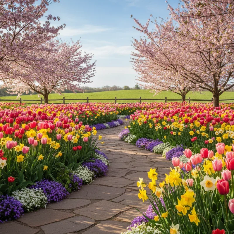 Tulip and Daffodil Garden Ideas