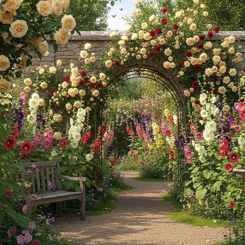Hollyhock Garden Ideas